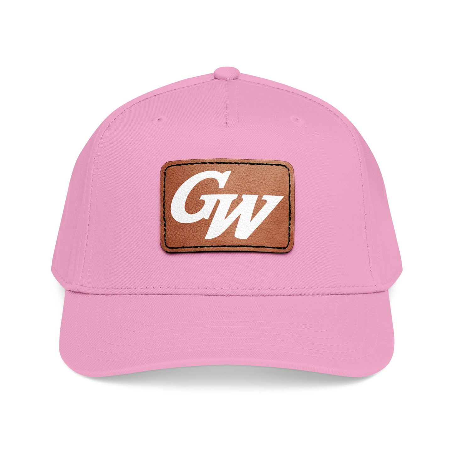 Monogram Baseball Hat with Leather Patch | Multiple Colors | GroveWood Museum