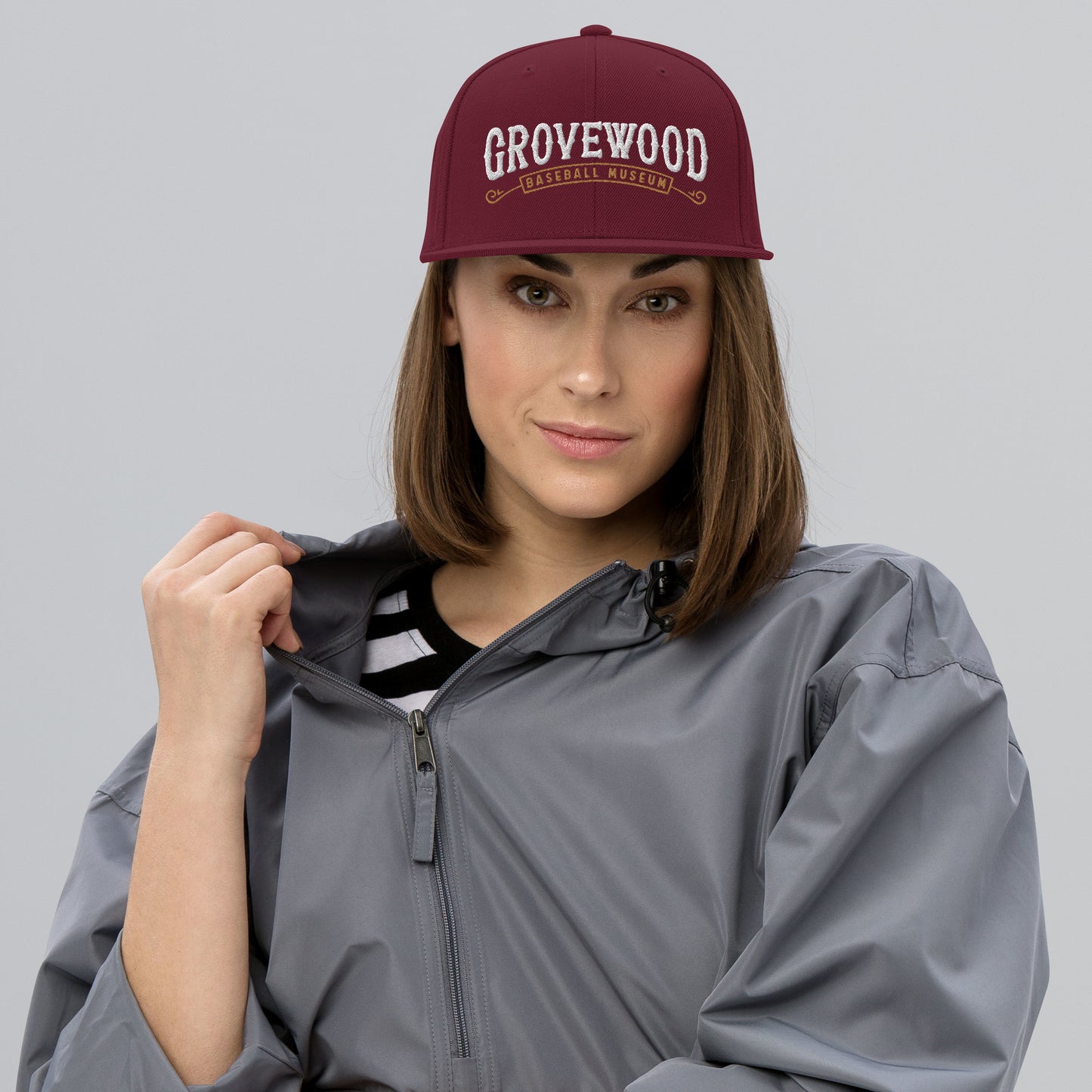 Museum Logo Outline Snapback Hat | Multiple Colors