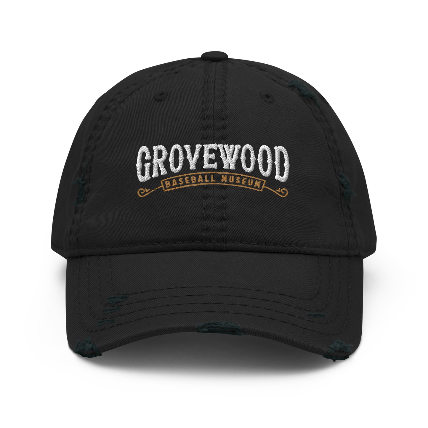 Museum Logo Distressed Hat | Black