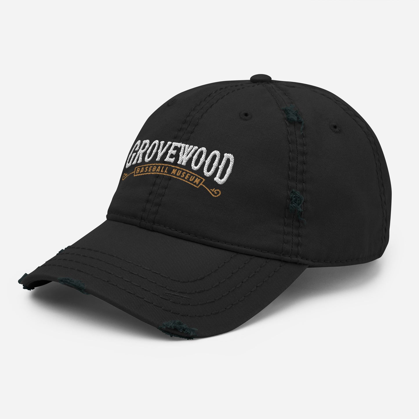 Museum Logo Distressed Hat | Black
