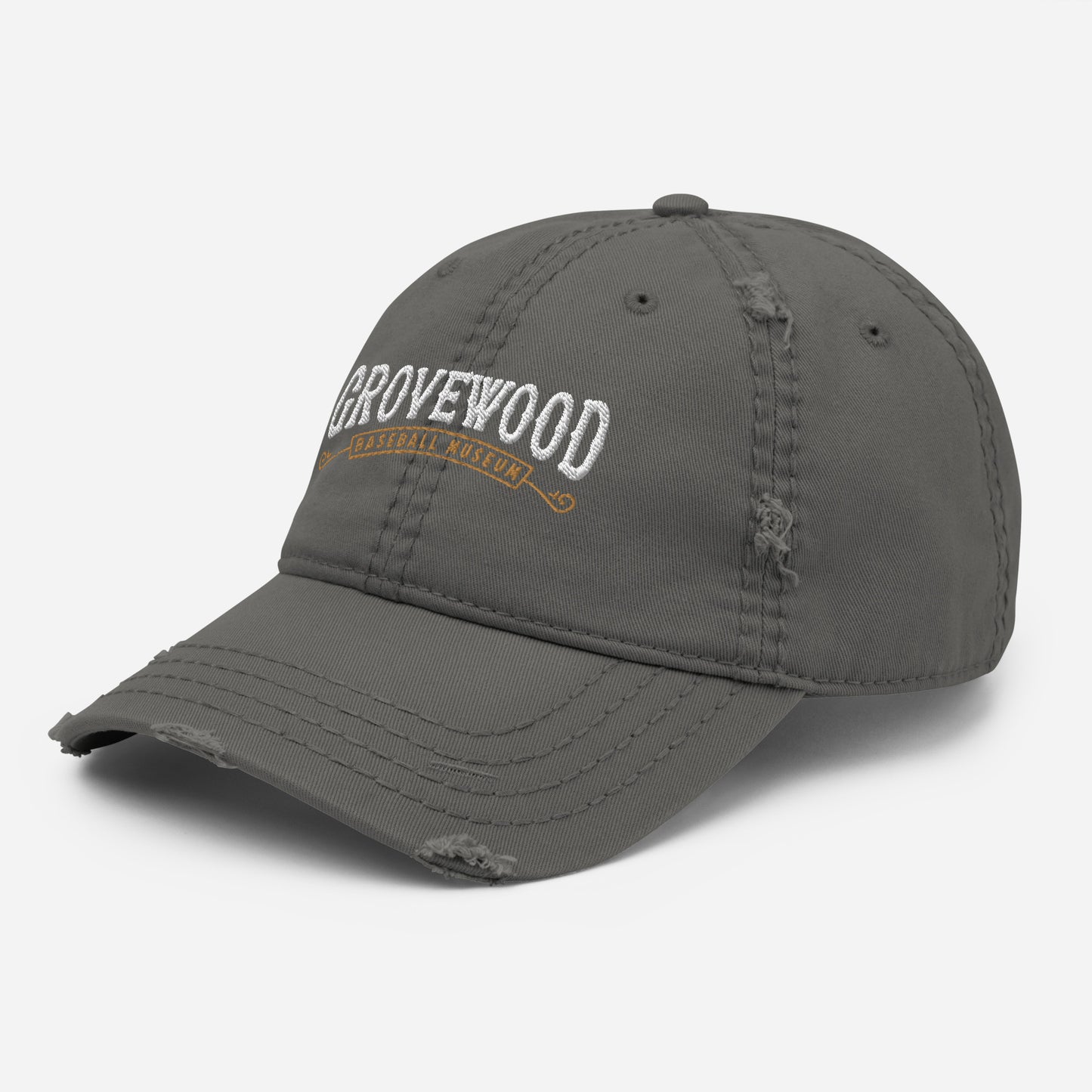 Museum Logo Distressed Hat | Gray