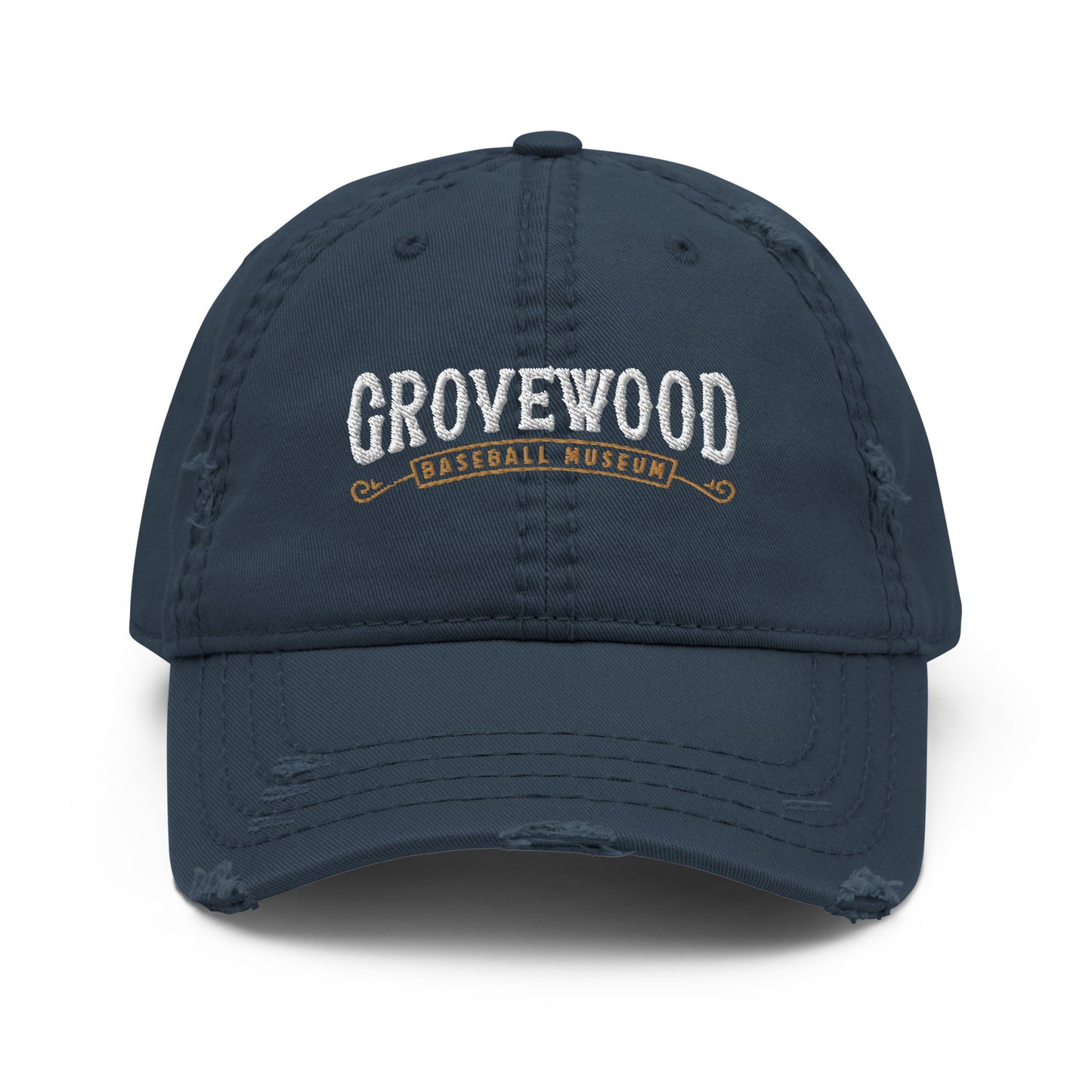 Museum Logo Distressed Hat | Navy