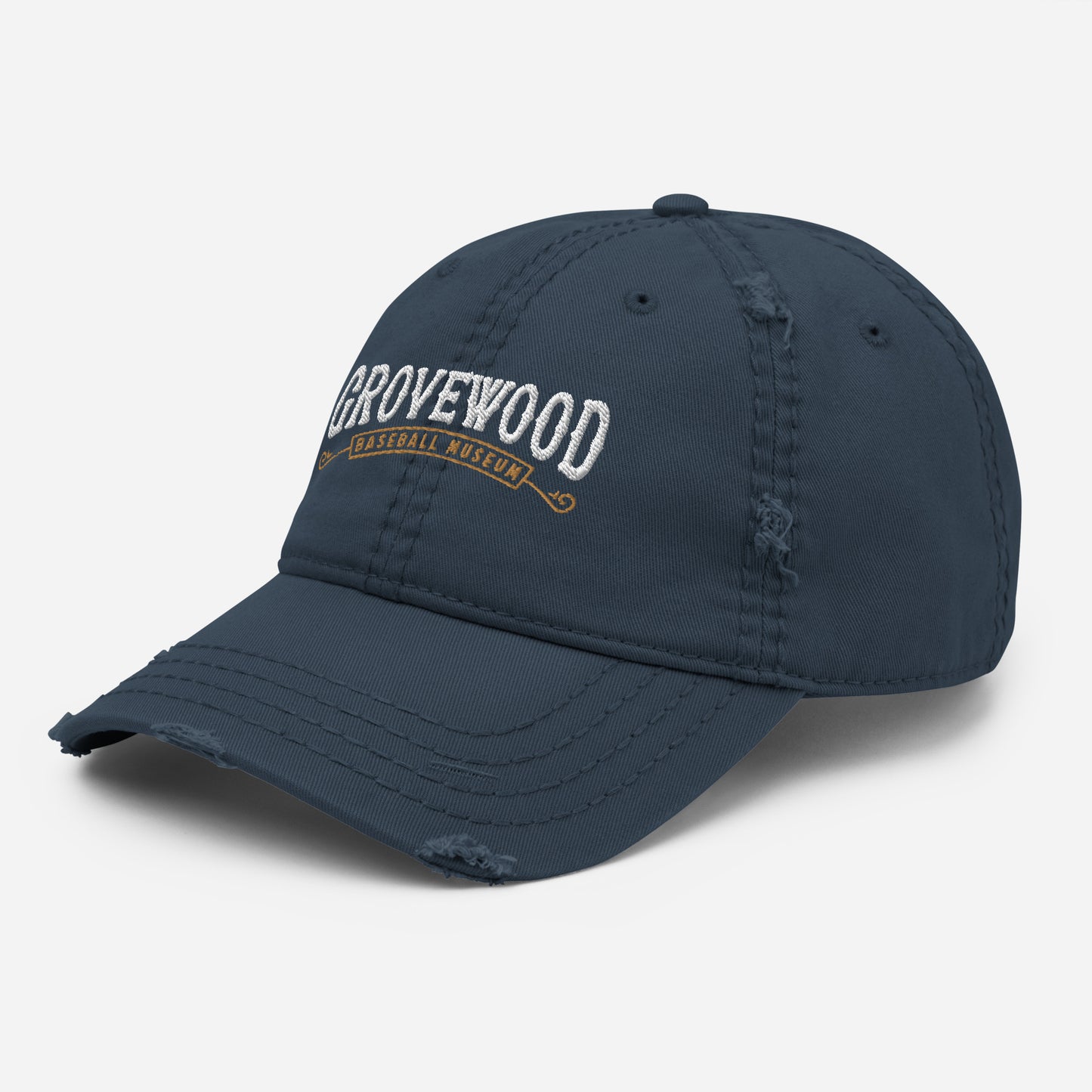 Museum Logo Distressed Hat | Navy
