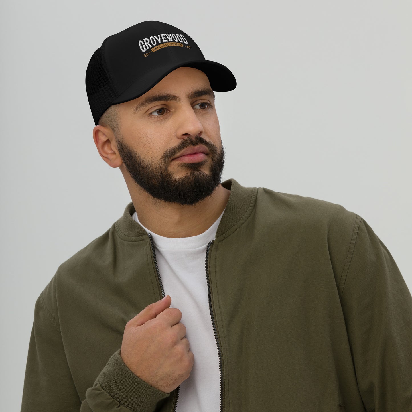 Museum Logo Trucker Hat | Black