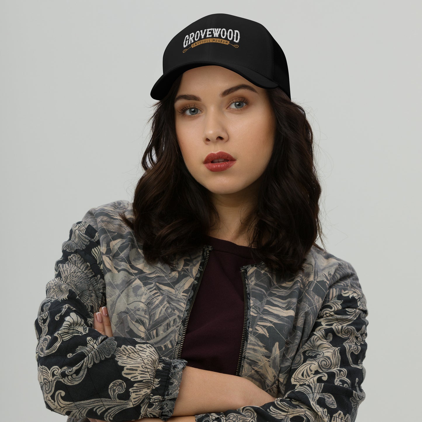 Museum Logo Trucker Hat | Black