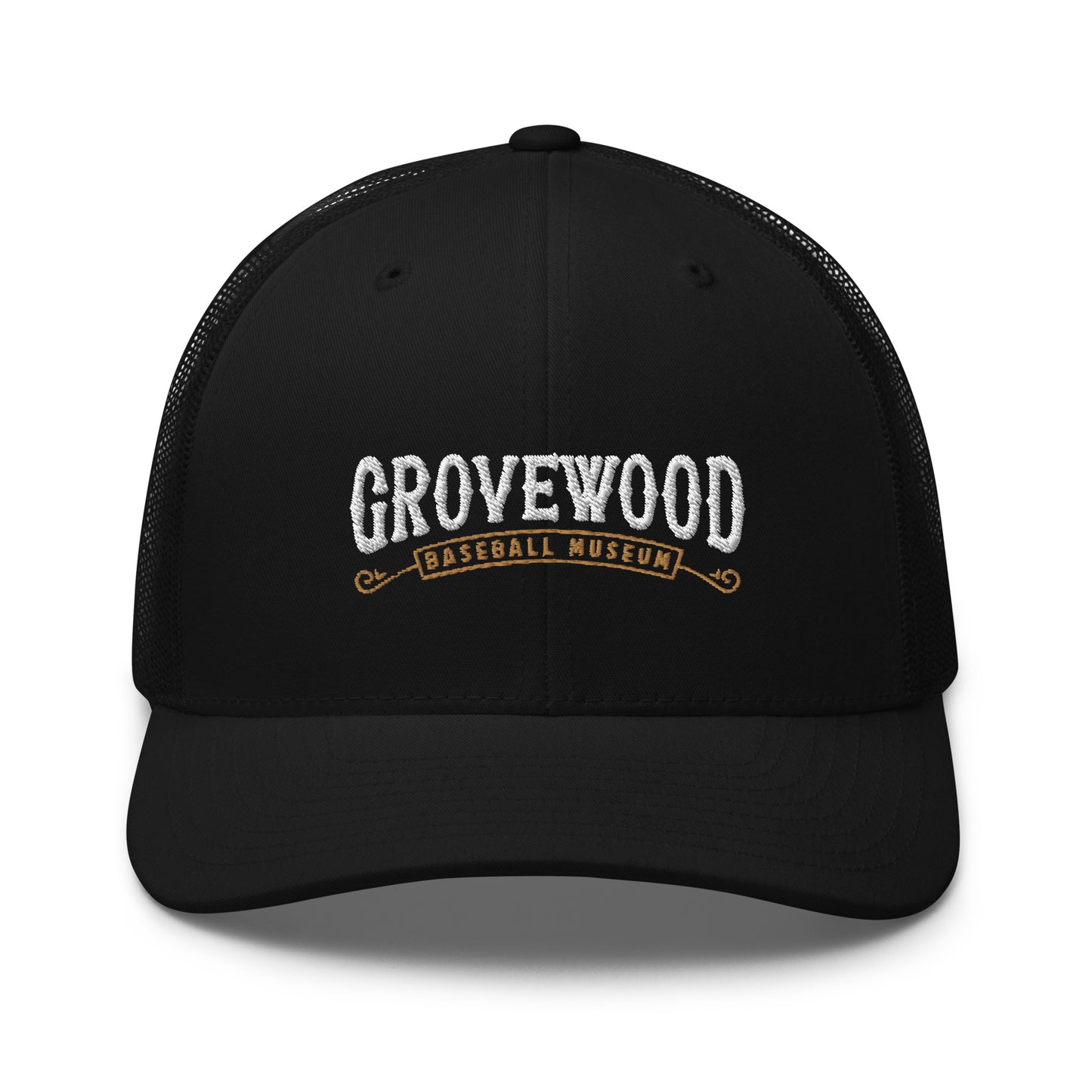 Museum Logo Outline | Trucker Hat | Black