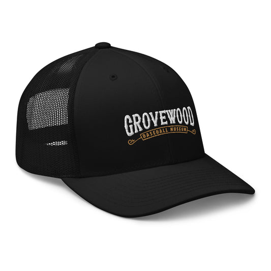 Museum Logo Outline | Trucker Hat | Black