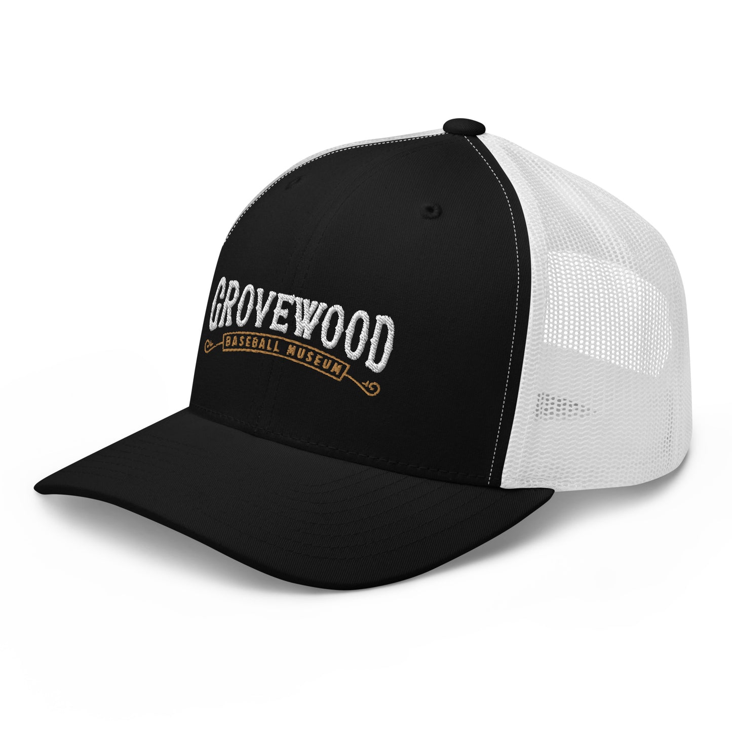 Museum Logo Outline Trucker Hat | Duotone
