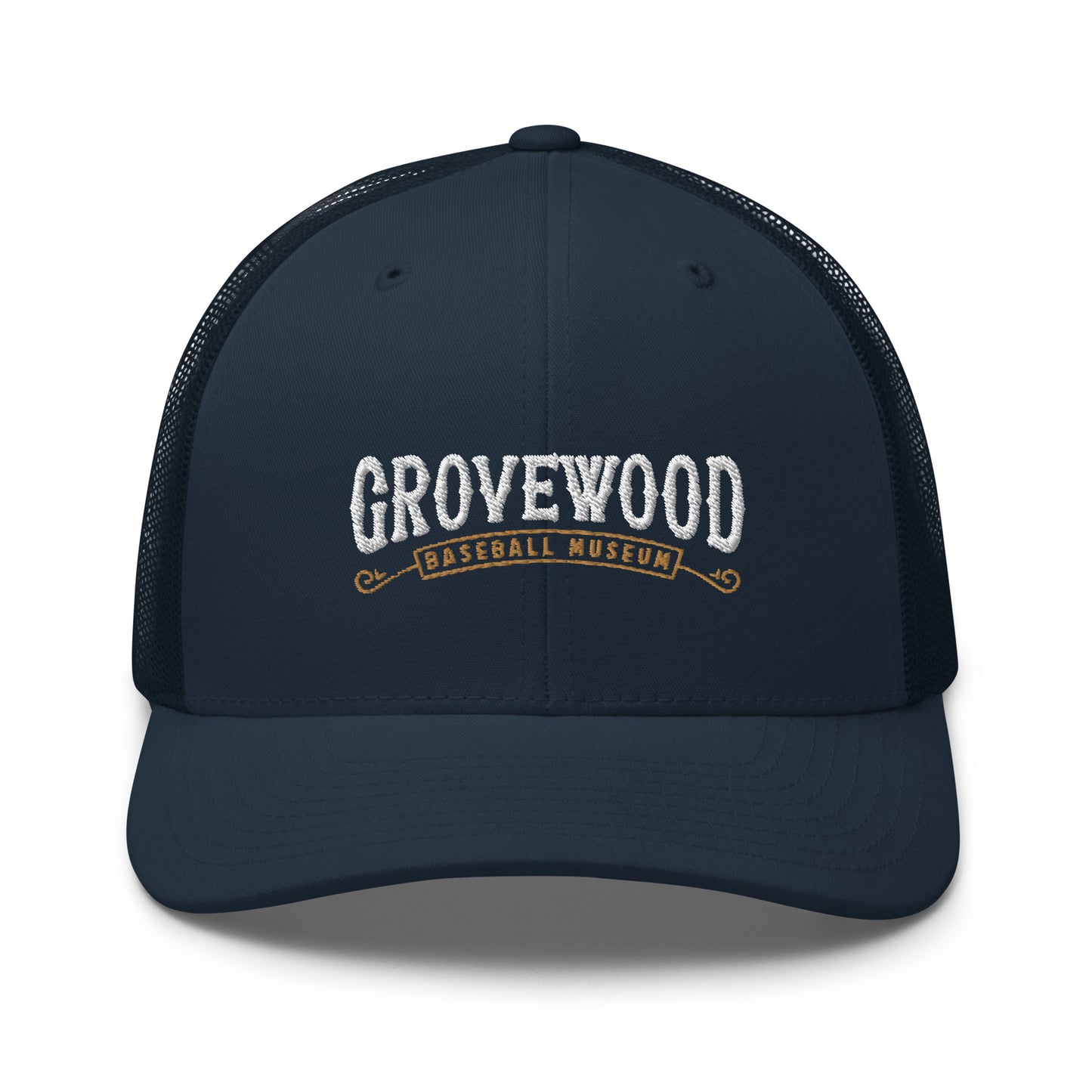 Museum Logo Outline Trucker Hat | Navy