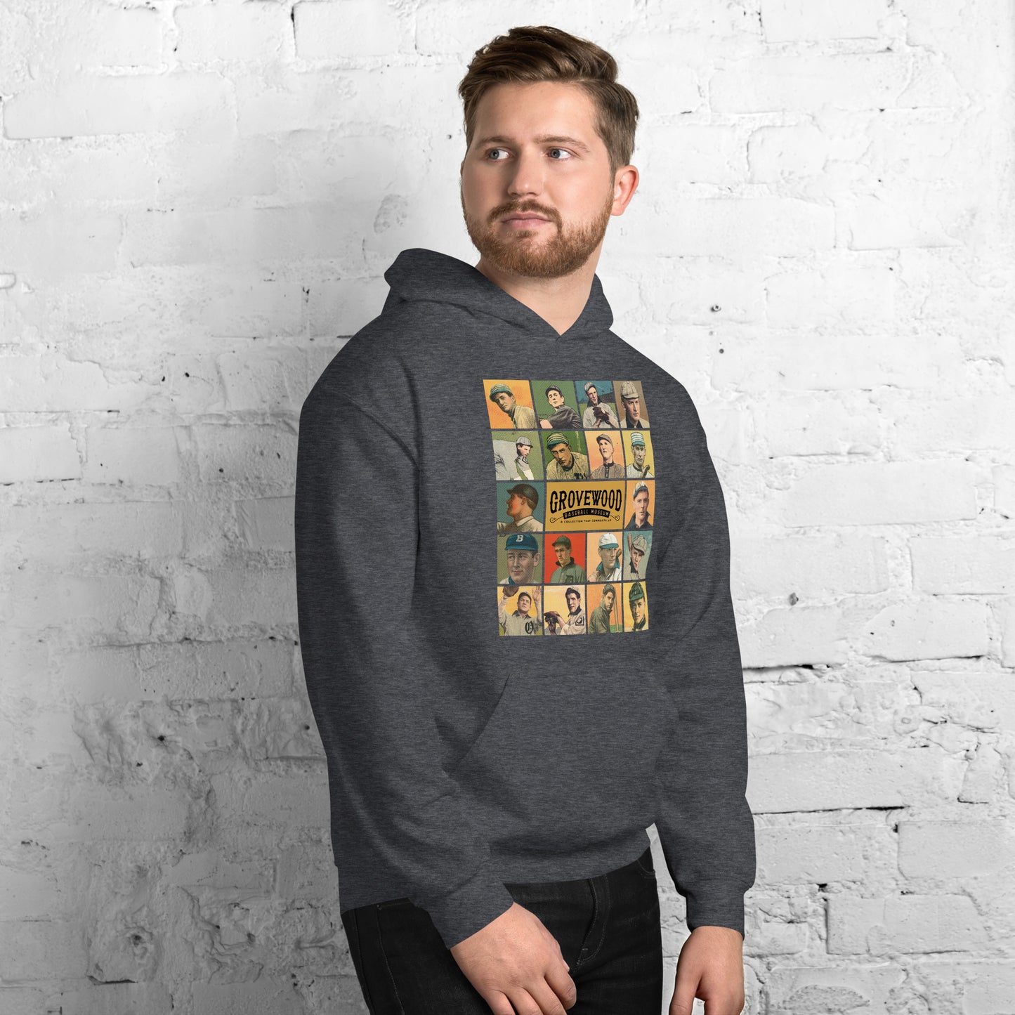 Vintage Player Collage Hoodie | Multiple Colors
