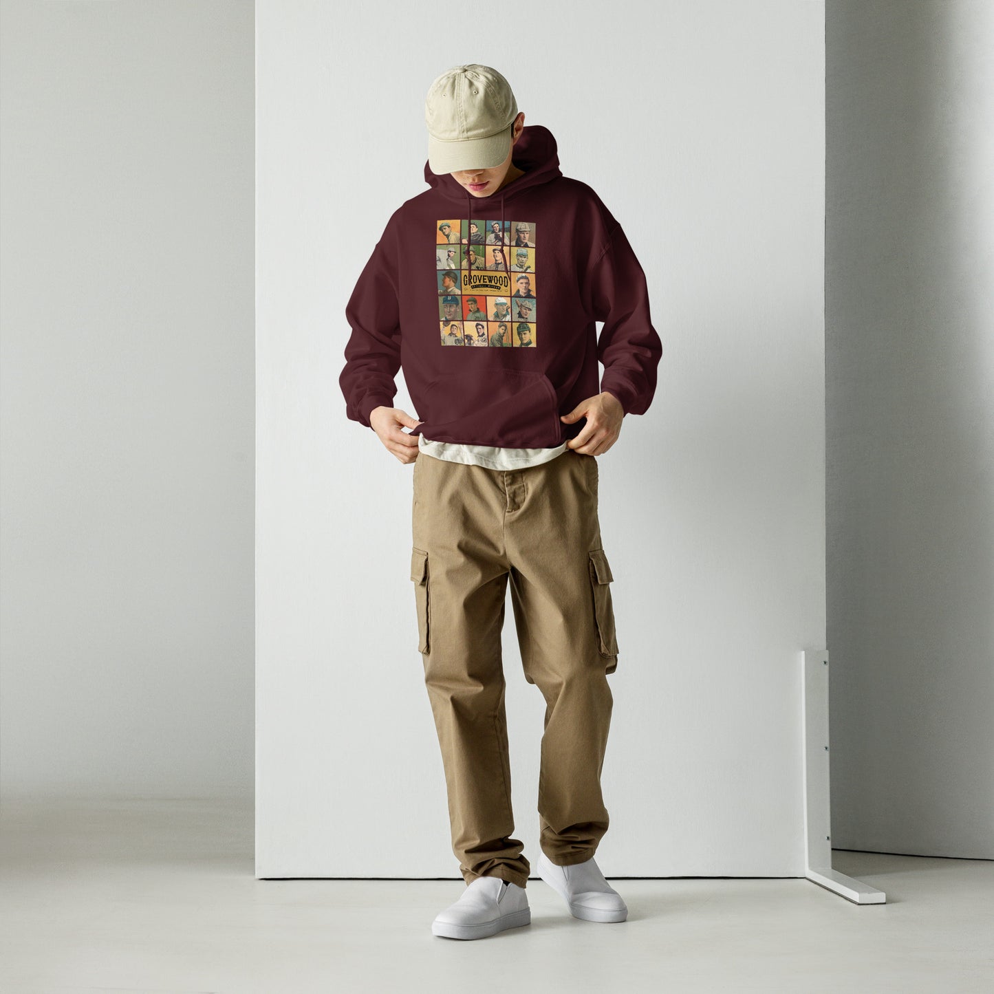 Vintage Player Collage Hoodie | Multiple Colors