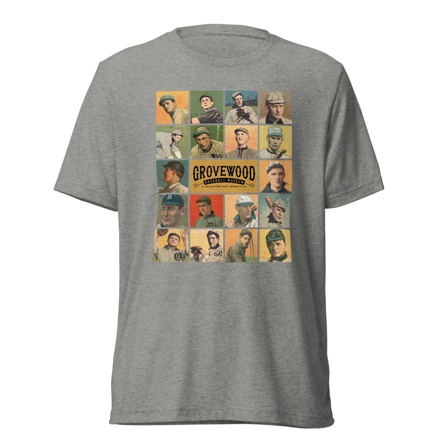 Vintage Player Collage | Multiple Colors | Tri-Blend Shirt