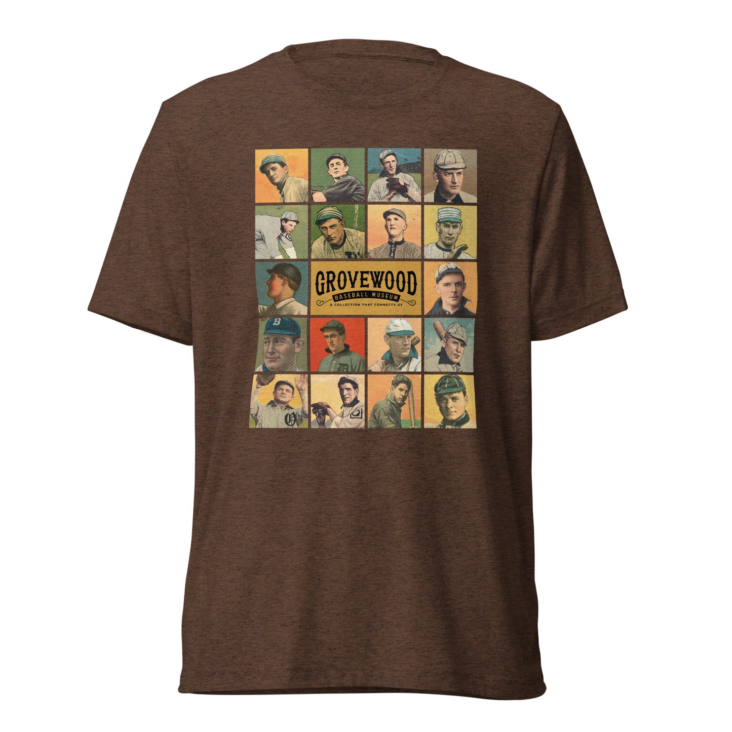 Vintage Player Collage | Multiple Colors | Tri-Blend Shirt