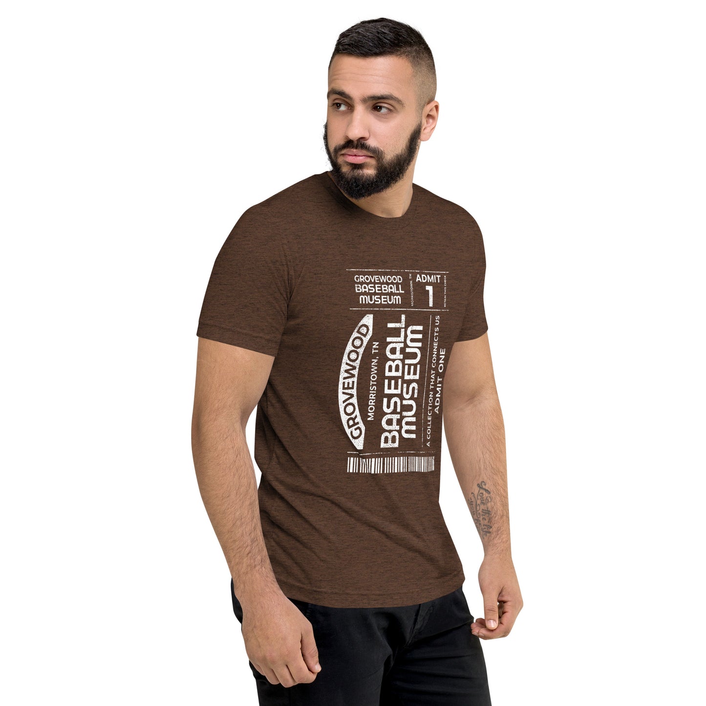Museum Ticket Shirt | Brown