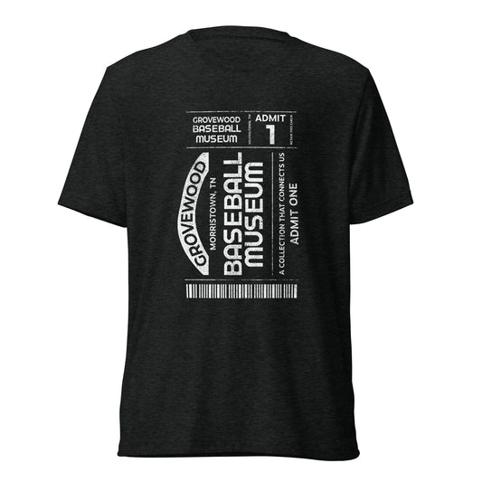 Museum Ticket Shirt | Charcoal Black