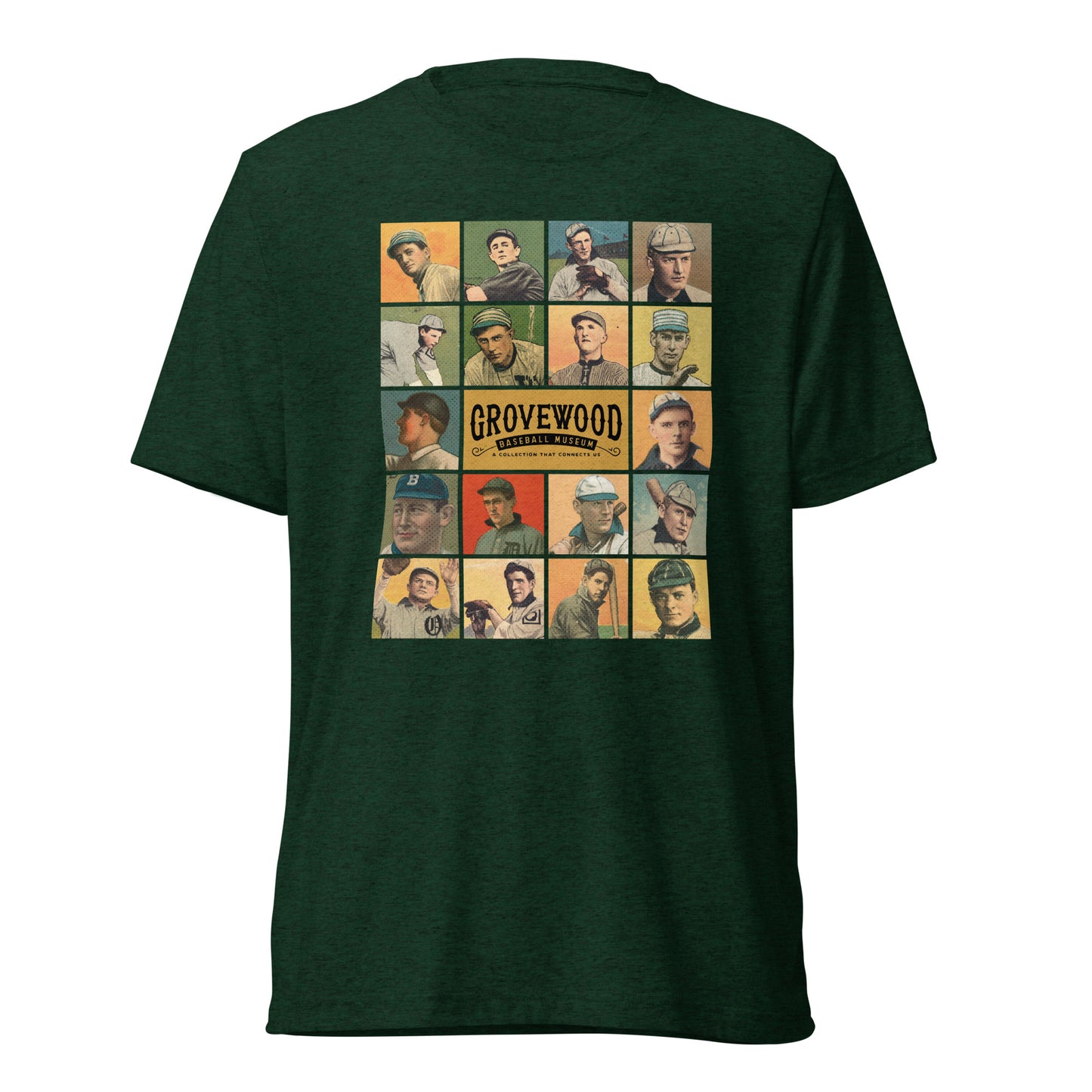 Vintage Player Collage | Multiple Colors | Tri-Blend Shirt
