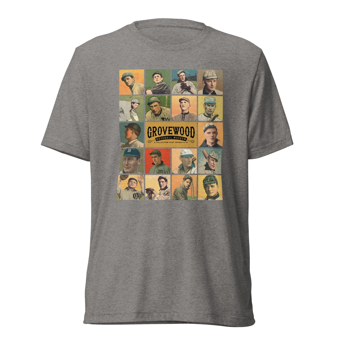 Vintage Player Collage | Multiple Colors | Tri-Blend Shirt