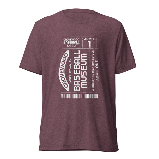 Museum Ticket Shirt | Maroon