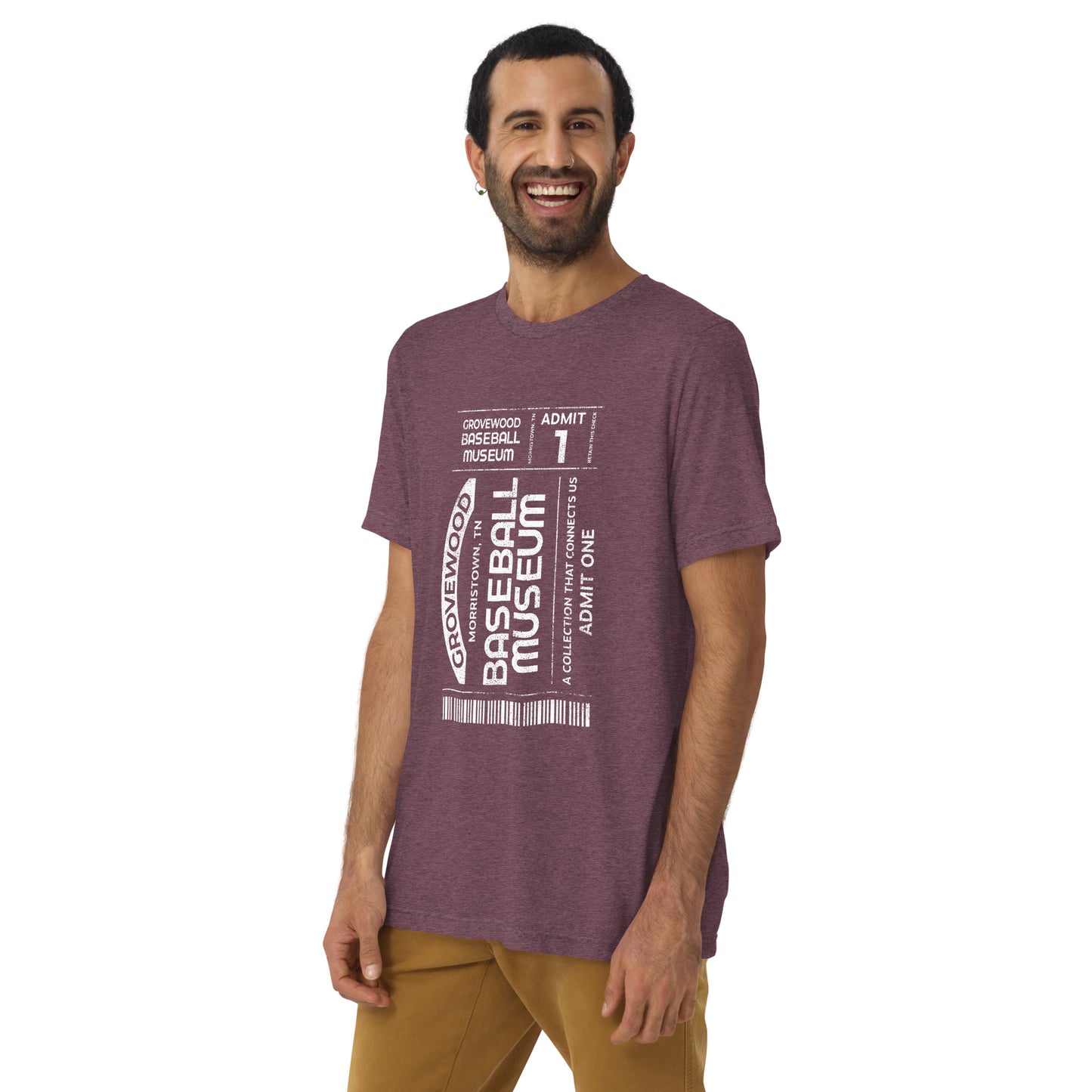 Museum Ticket Shirt | Maroon
