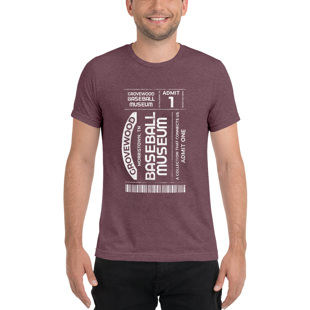 Museum Ticket Shirt | Maroon
