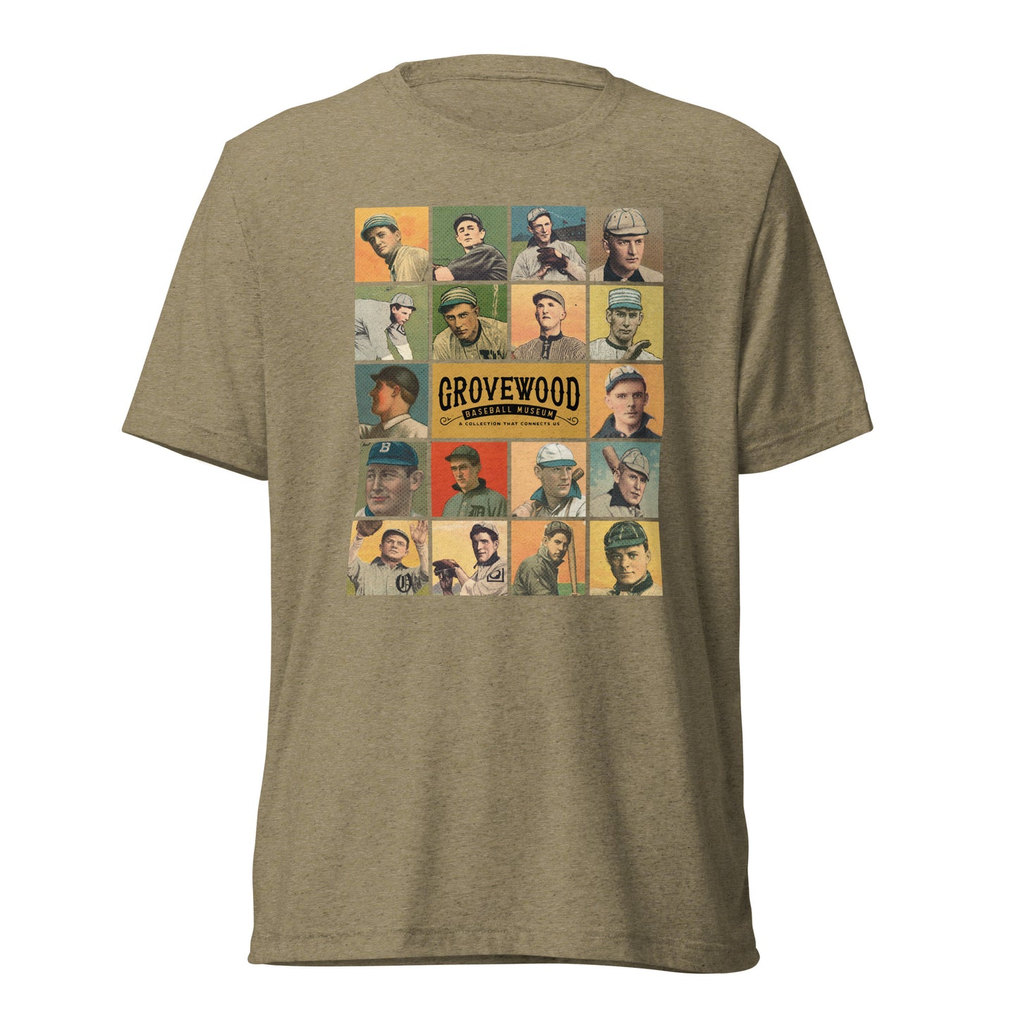 Vintage Player Collage | Multiple Colors | Tri-Blend Shirt