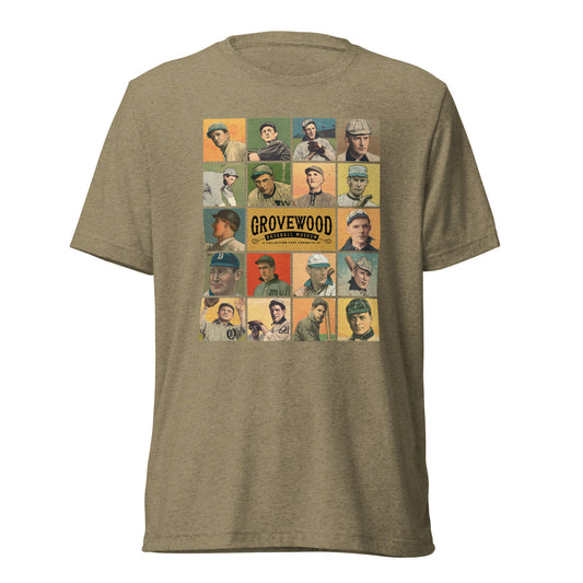 Vintage Player Collage | Multiple Colors | Tri-Blend Shirt