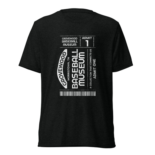 Museum Ticket Shirt | Solid Black
