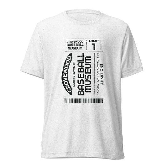 Museum Ticket Shirt | Solid White