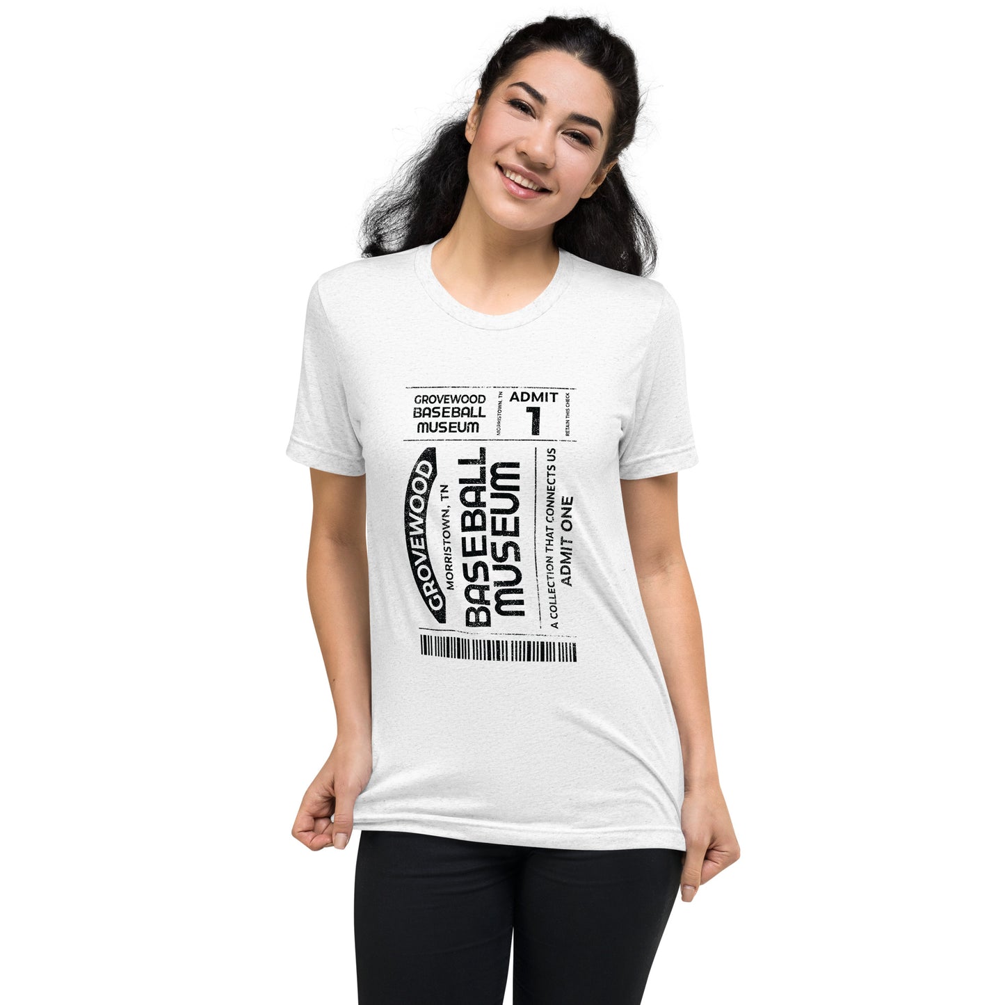 Museum Ticket Shirt | Solid White