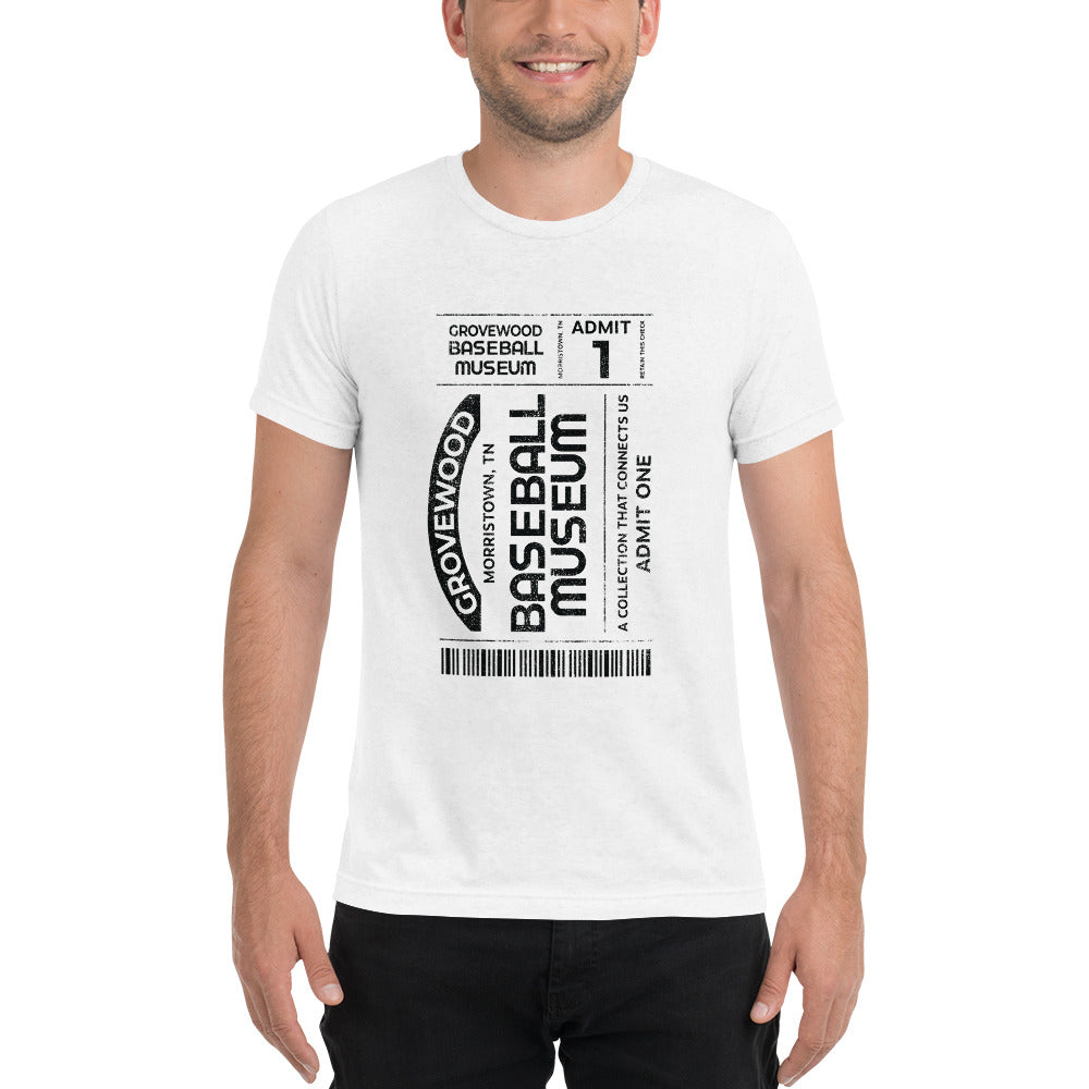 Museum Ticket Shirt | Solid White