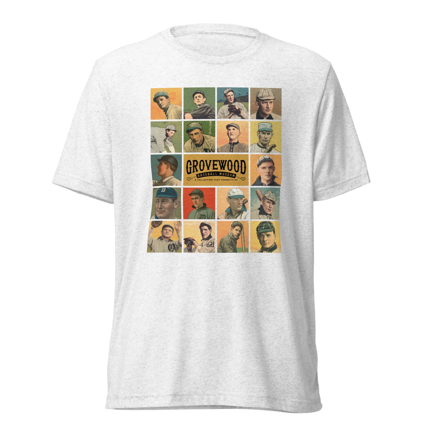 Vintage Player Collage | Multiple Colors | Tri-Blend Shirt