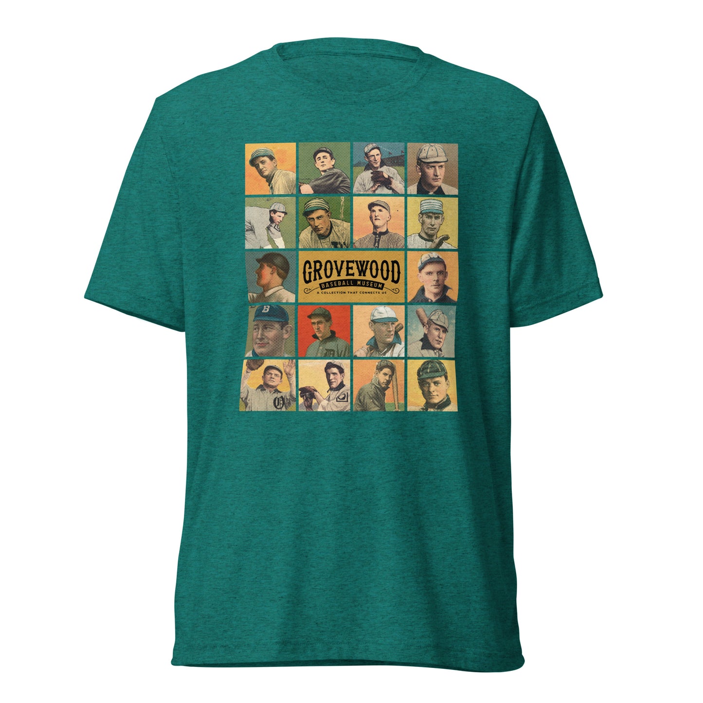 Vintage Player Collage | Multiple Colors | Tri-Blend Shirt