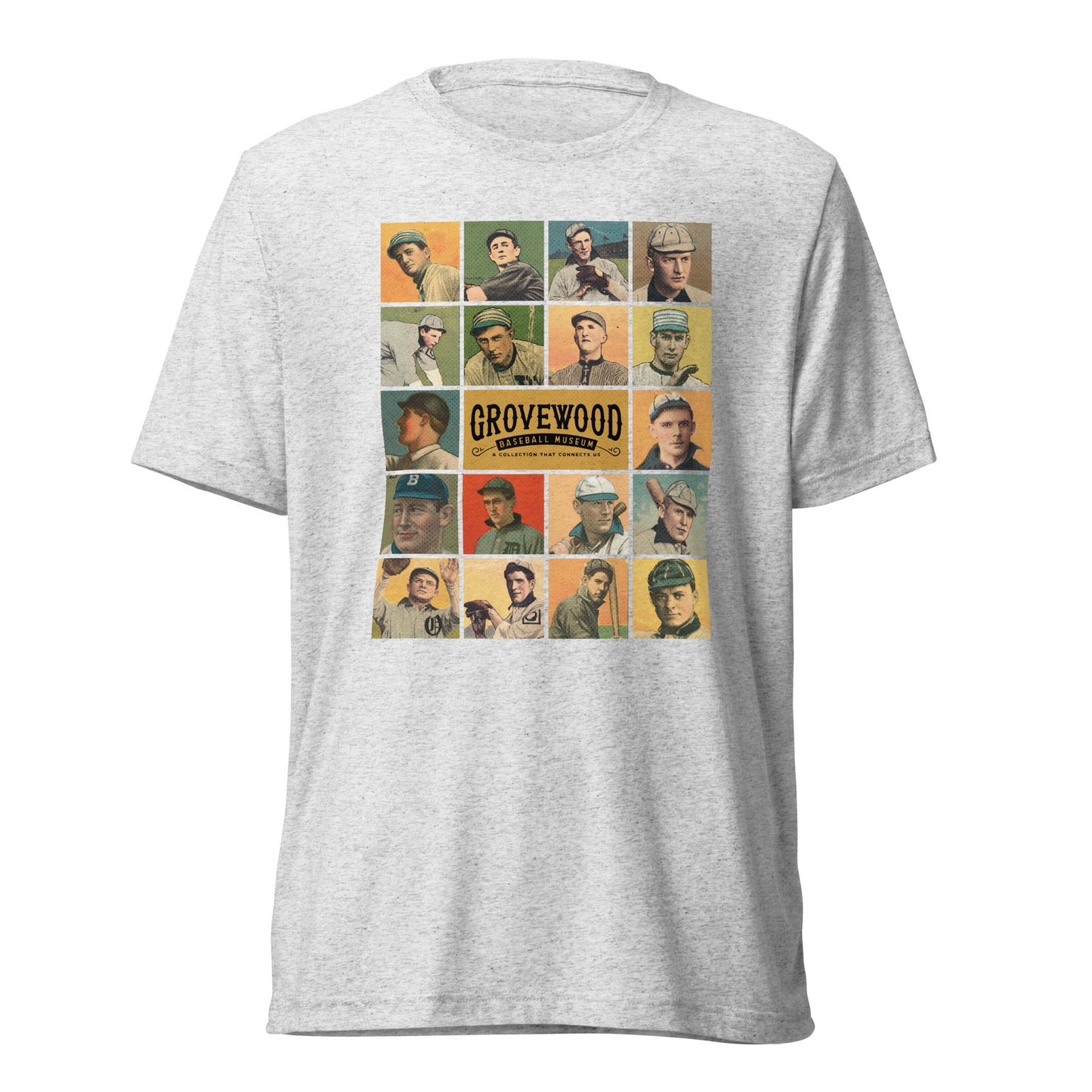 Vintage Player Collage | Multiple Colors | Tri-Blend Shirt
