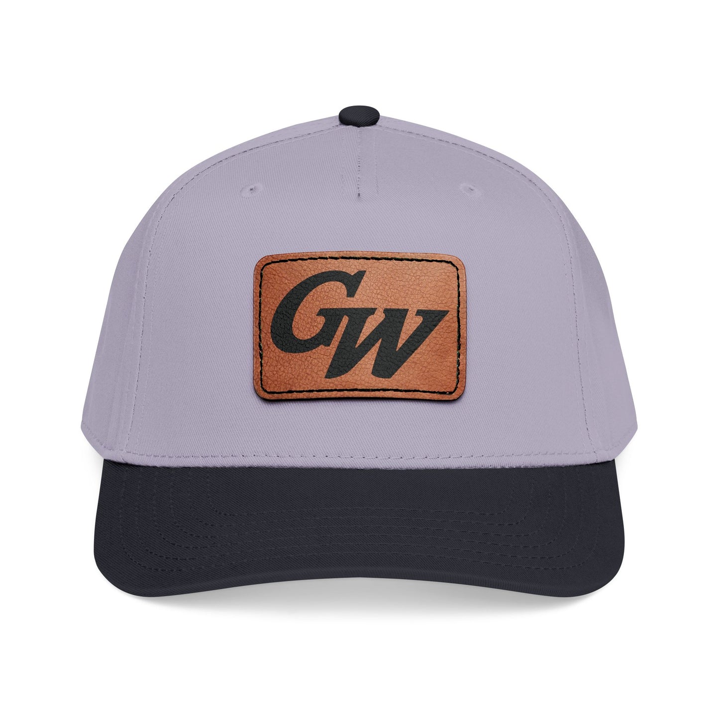 Monogram Baseball Hat with Leather Patch | Multiple Colors | GroveWood Museum