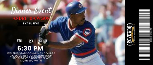 Dinner/Q&A Event with ANDRE DAWSON