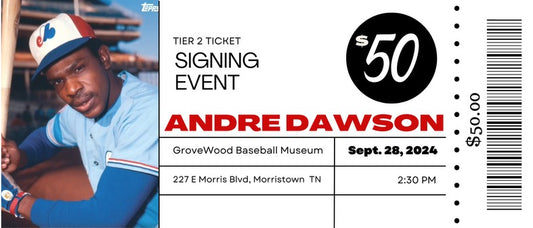 Tier 2 Ticket Meet & Greet with ANDRE DAWSON