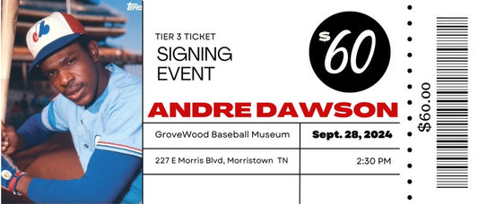 Tier 3 Ticket Meet & Greet with ANDRE DAWSON