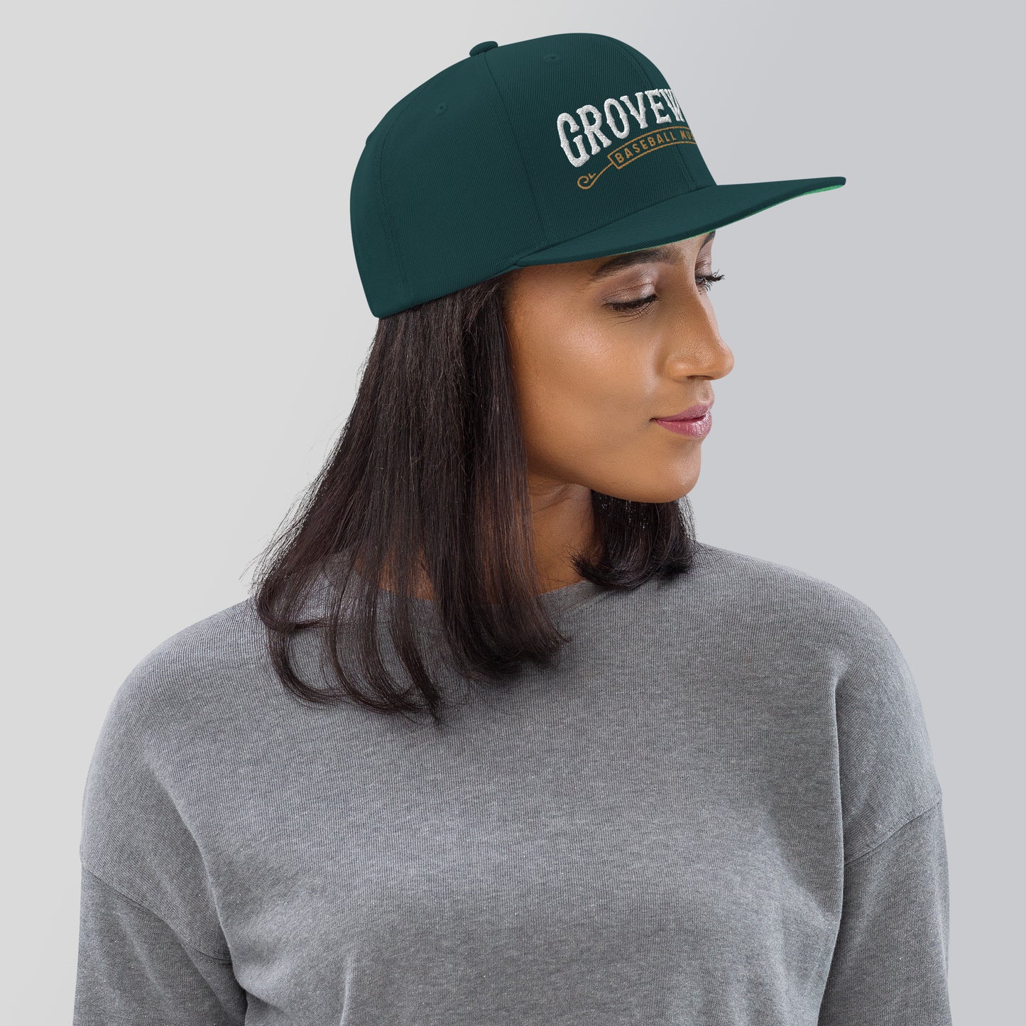 Museum Logo Outline Snapback Hat | Multiple Colors